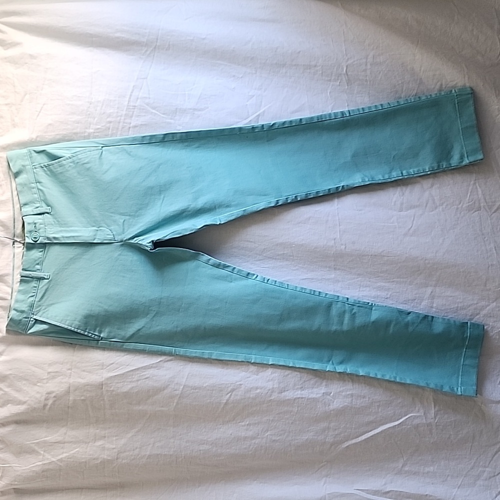 J.Crew Crewcuts Slim-Fit Chino, Boys Size 16, Pastel Aqua